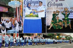 Puncak HUT Ke-45 SMP Ponorogo, Gelar Spapo Competition Dan Jalan Santai