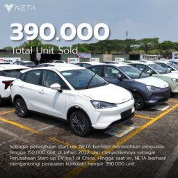 NETA Duduki Posisi Startup EV Nomor 1 di China