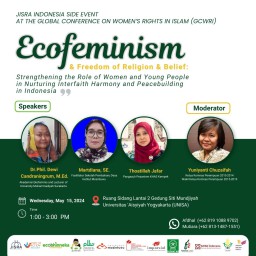 JISRA Indonesia Suarakan Ecofeminism Dan Kerukunan Lintas Iman Dalam GCWRI