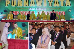 Meriah Purnawiyata SMPN 4 Ponorogo Di Hadiri Ratusan Siswa