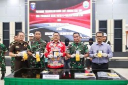 Kodam XII/Tpr Gagalkan Penyelundupan 6,3 Kilogram Sabu