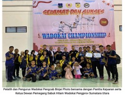 Pengcab WADOKAI Binjai Meraih Emas pada Championship Tebing Tinggi Seri 2