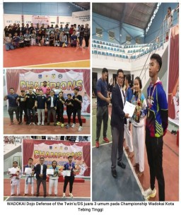 Zoyce Nikita Lumbangaol Meraih Best Off The Best di Karate Championship Sesi II