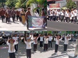 Tanamkan KeBhinekaan MAN 2 Ponorogo Gelar Konsulatan Pawai Budaya