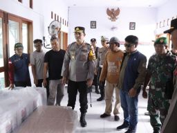 Kapolres Situbondo Bersama Forkomopinda Patroli Gabungan Cek Kesiapan Distribusi Logostik Pilkada