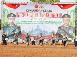 Kunjungan Kerja Kapolri-Panglima TNI Tinjau Kesiapan Program Ketahanan Pangan di Jawa Tengah