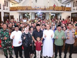 Polres Ponorogo dan Forkopimda Gelar Patroli Pastikan Ibadah Natal Berjalan Aman dan Khidmat