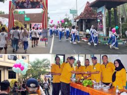 Potong Tumpeng Tandai Tasyakuran HUT ke-27 SMAN 1 Babadan