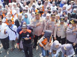 Peringati May Day. Polres Pasuruan Jamin Keamanan Buruh