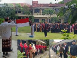 Meriah Peringatan Hardiknas 2025 SMAN 1 Babadan Kenakan Busana Adat Daerah