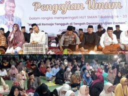 Peringati HUT Ke-33 SMAN 1 Balong Gelar Pengajian Akbar Bersama Gus Maulana