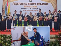 SMPN 1 Sawoo Gelar Pelepasan Siswa Kelas IX Angkatan ke-41