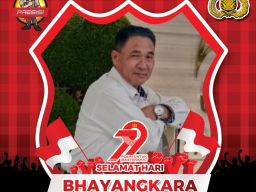 HR. Hendry Berikan Ucapkan pada Peringatan Hari Bhayangkara ke-79