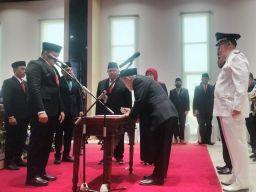 Lantik 136 Pejabat. Mas Rusdi Tekankan Loyalitas dan Integritas