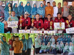 Ketua TP PKK Ponorogo Apresiasi Bon Surgo RT Cokromenggalan, Serahkan Enam Kambing