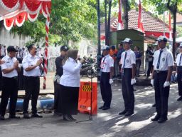 Ratusan Pelajar Ponorogo Ikuti Lomba Gerak Jalan HUT RI ke-80 Tumbuhkan Semangat Juang Pahlawan