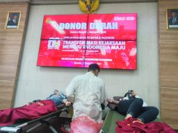 Meriahkan HUT ke-80 Kejari Pasuruan Gelar Donor Darah. Puluhan Pegawai Berpartipasi