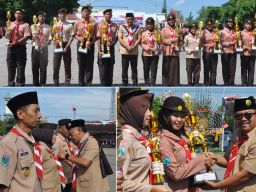 Jadi Pembina Apel Besar Pramuka, Bupati Harap Pramuka Ponorogo Jadi Inspirasi dan Teladan