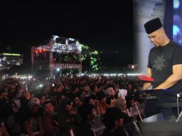 Ribuan Penonton Histeris Dewa 19 Tampil di Aloon-Aloon Ponorogo