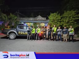 Polsek dan Koramil Sukorejo Gelar Patroli Gabungan Jaga Kamtibmas