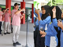 Songsong Hari Ozon Sedunia SMKN 1 Ponorogo Gerak Tanam Bibit Pohon