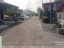 Pembangunan Proyek Lapen DD2025 Desa Palrejo Dapat Apresiasi Warga