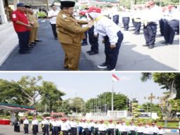 Bupati Jombang Lepas Kontingen PMR ke Jumbara Jatim 2025