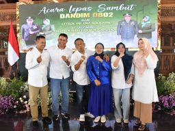 Bupati Sugiri Sancoko Pimpin Acara Lepas Sambut Dandim 0802/Ponorogo