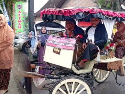 Jaga Warisan Lokal SMPN 1 Slahung Ikuti Kirab Budaya Napak Tilas Djoyo Negoro