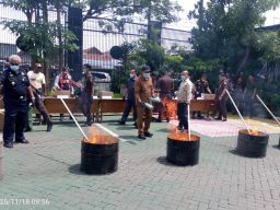 Musnahkan Barbuk dari 138 Perkara Pidana. Ini Pesan Kajari Kab. Pasuruan