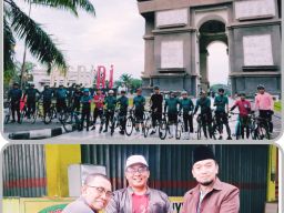 Gowes Berkah, Kades Dan Ketua BPD Ikut Mengawal