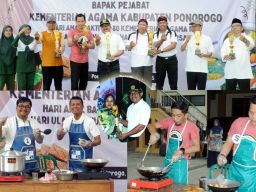 Semarak Lomba Memasak Sayur Bening Peringati HAB Kemenag Ponorogo ke-80