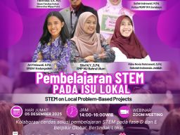 MGMP IPA SURABAYA BERSAMA UNESA GELAR WEBINAR PEMBELAJARAN STEM