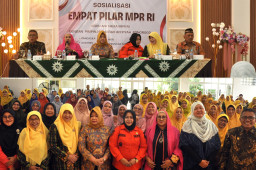 Sosialisasi Empat Pilar Kebangsaan Hadirkan Ketua Saudagar Perempuan Muslim Indonesia
