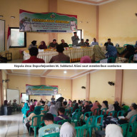 Pemdes Dapurkejambon Bersama BPN Kabupaten Jombang Bagikan Sertifikan PTSL 