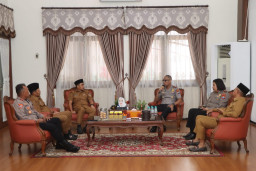 Bangun Komunikasi. Kapolres Pasuruan Kota Jalin Silaturahmi ke Wali Kota