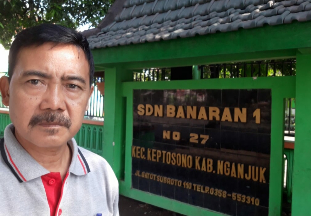Kepala Sekolah SDN 1 Banaran Kertosono Sukoco,SPd