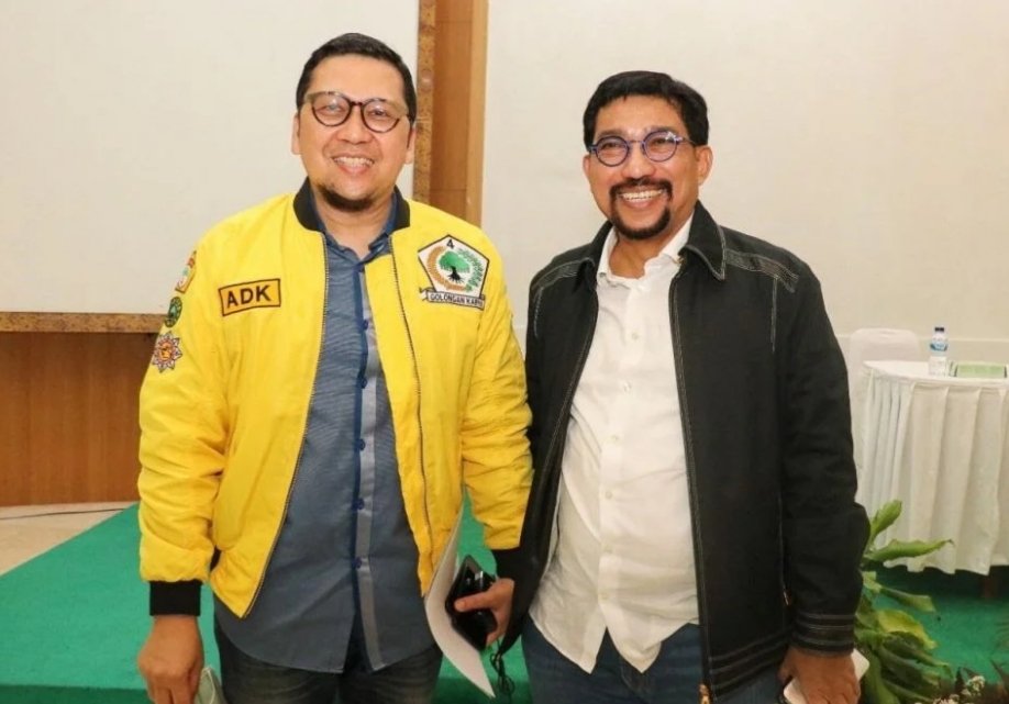 Wakil Ketua DPP Partai Golkar Ahmad Doli bersama Machfud Arifin (istimewa)