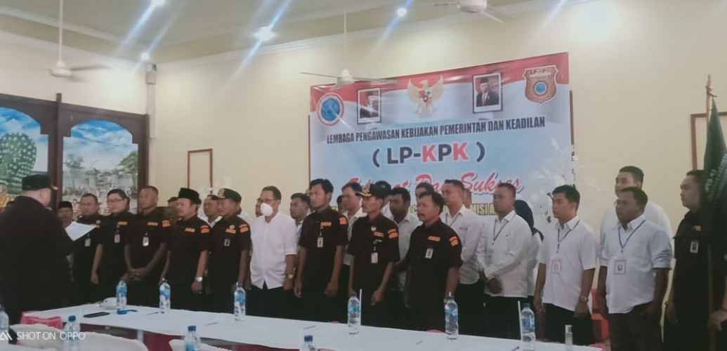 Pelantikan Komcab dan Komac LP KPK Ponorogo