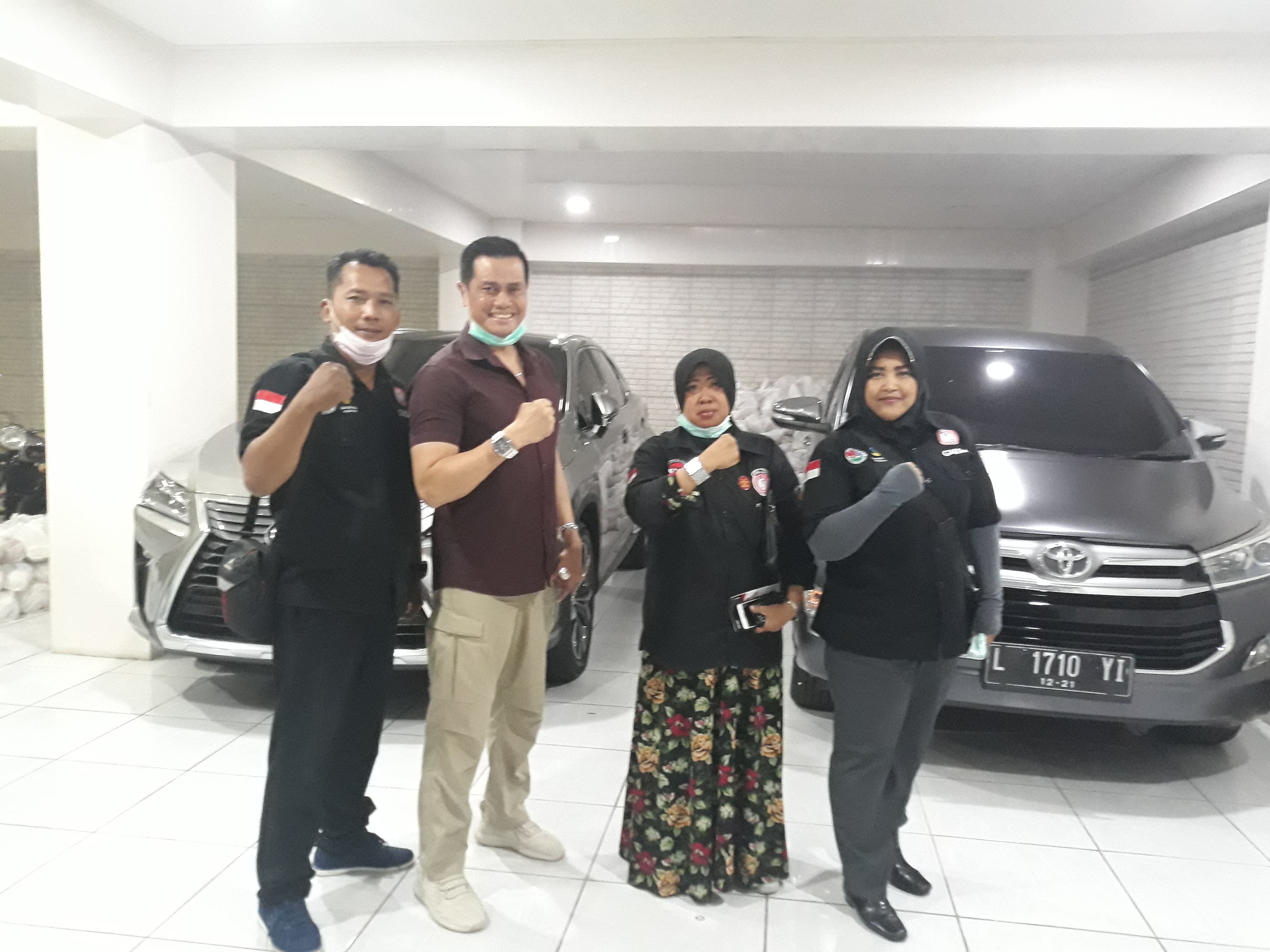 dr. David bersama Pengurus Ormas GMDM Kota Surabaya Bersinergi Lawan Virus Covid-19