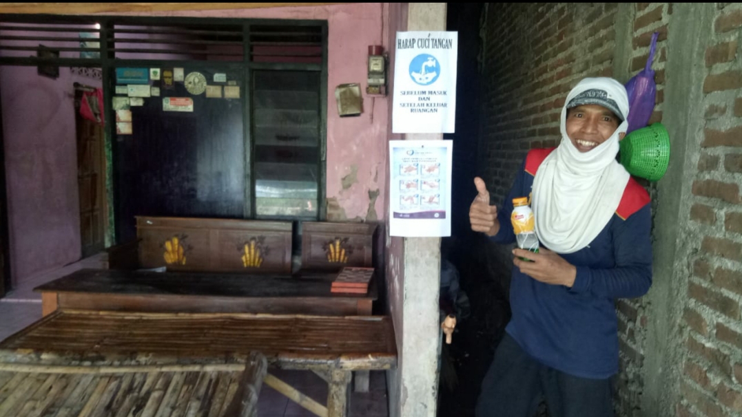 Kepedulian warga Krajan Ponorogo terhadap bahaya Covid-19