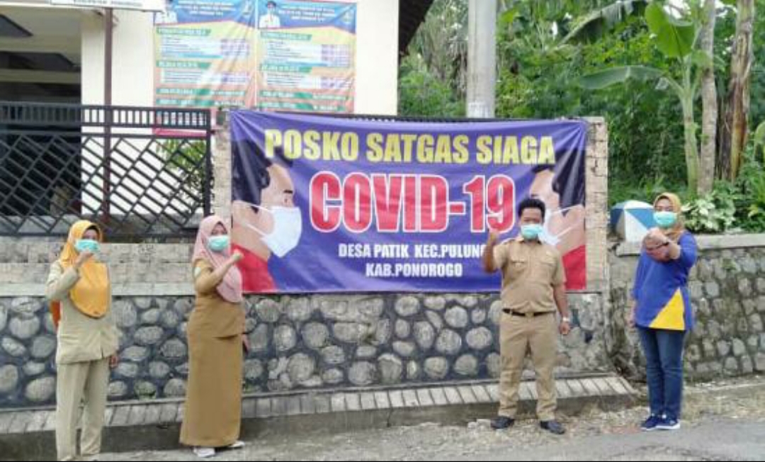 Posko siaga Covid-19 Desa Patik Ponorogo