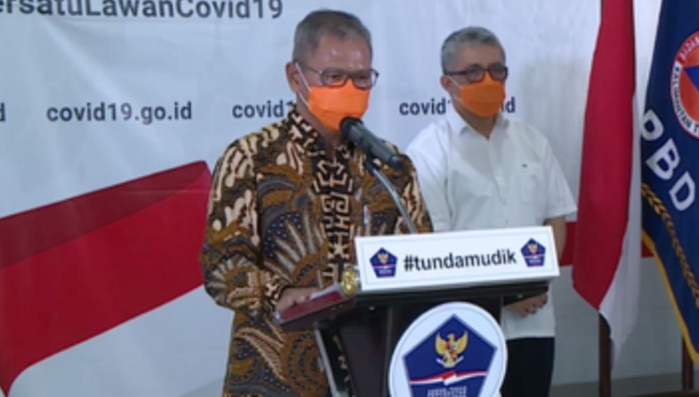 Achmad Yurianto selaku Juru Bicara Pemerintah Covid-19. (Dok: BNPB)