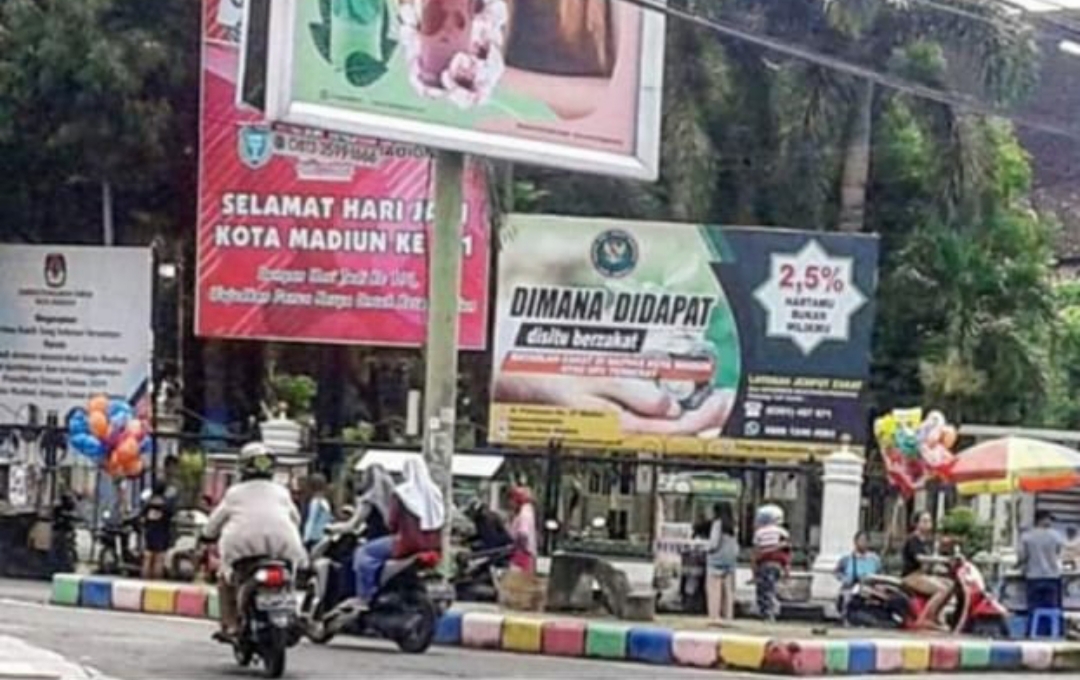 Pedagang Bundaran Taman Madiun