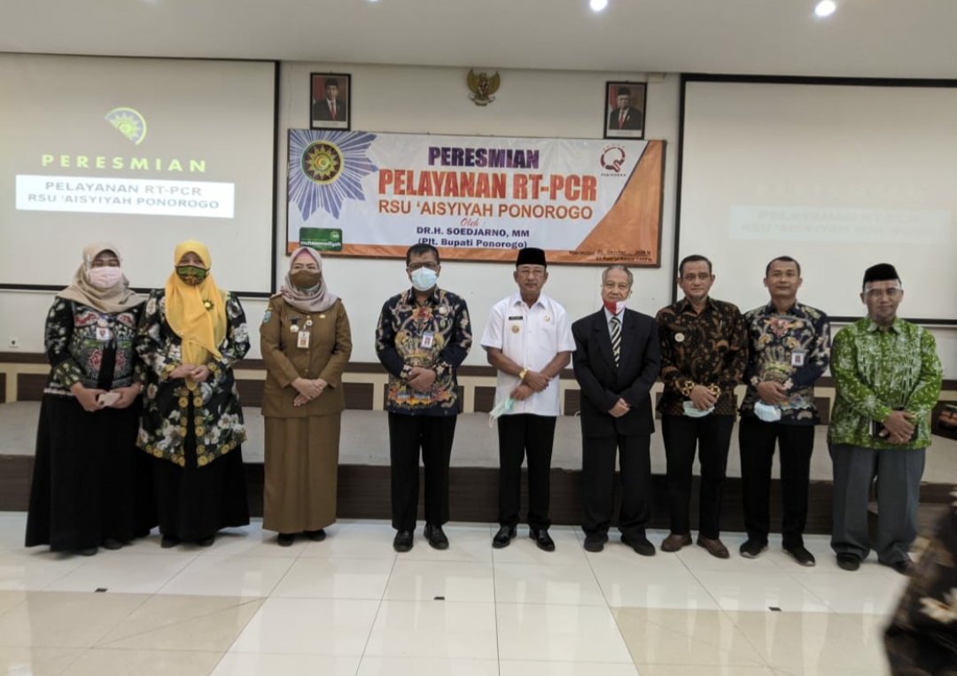 Peresmian Pelayanan RT PCR RSU 'Aisyiyah Ponorogo