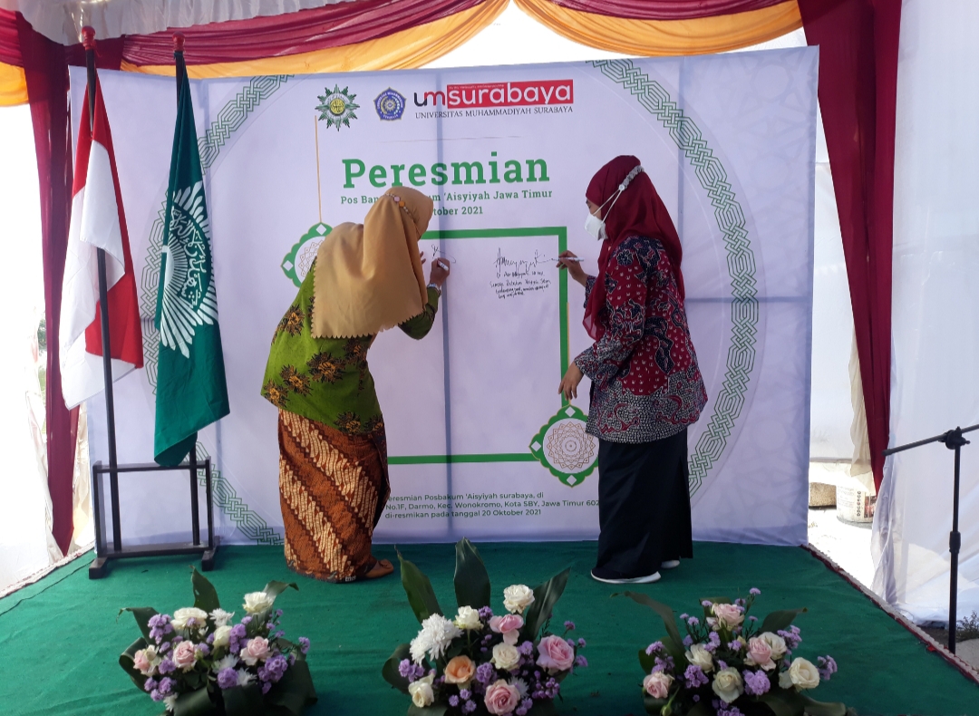 Penanda Tanganan Peresmian Posbakum Aisyiyah Jawa Timur