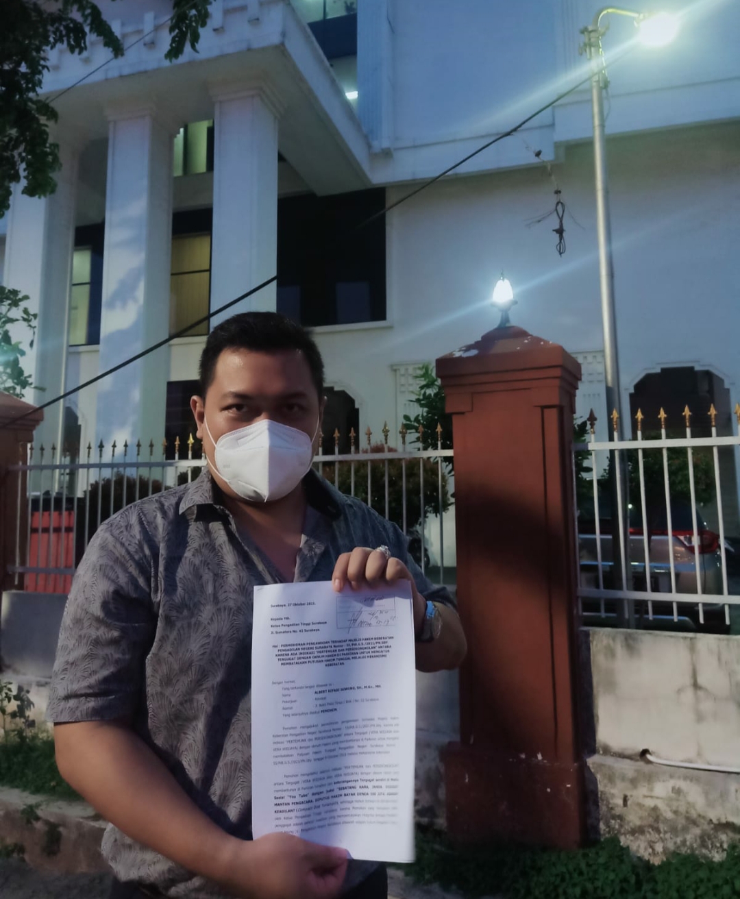 Albert Riyadi Suwono, SH, M.Kn, MH 