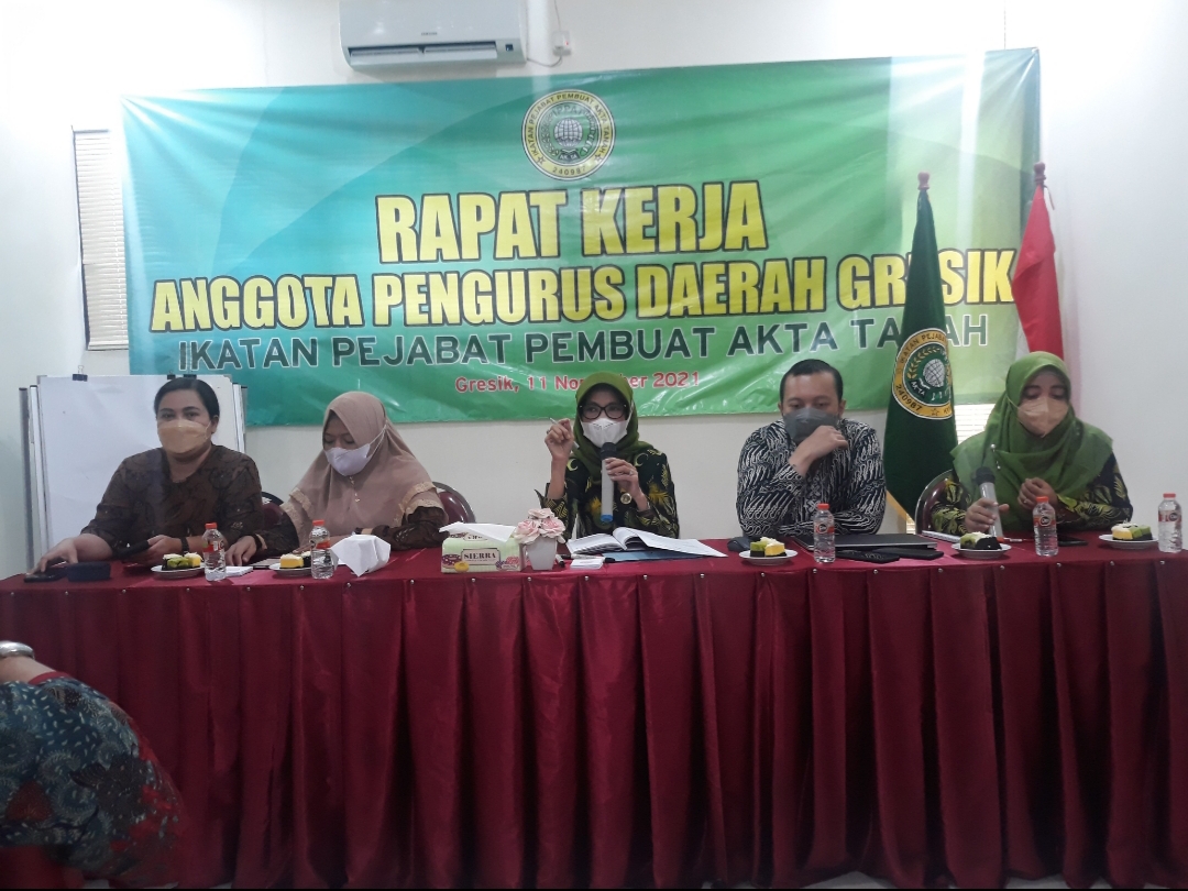 Rapat Kerja Pengda IPPAT Gresik