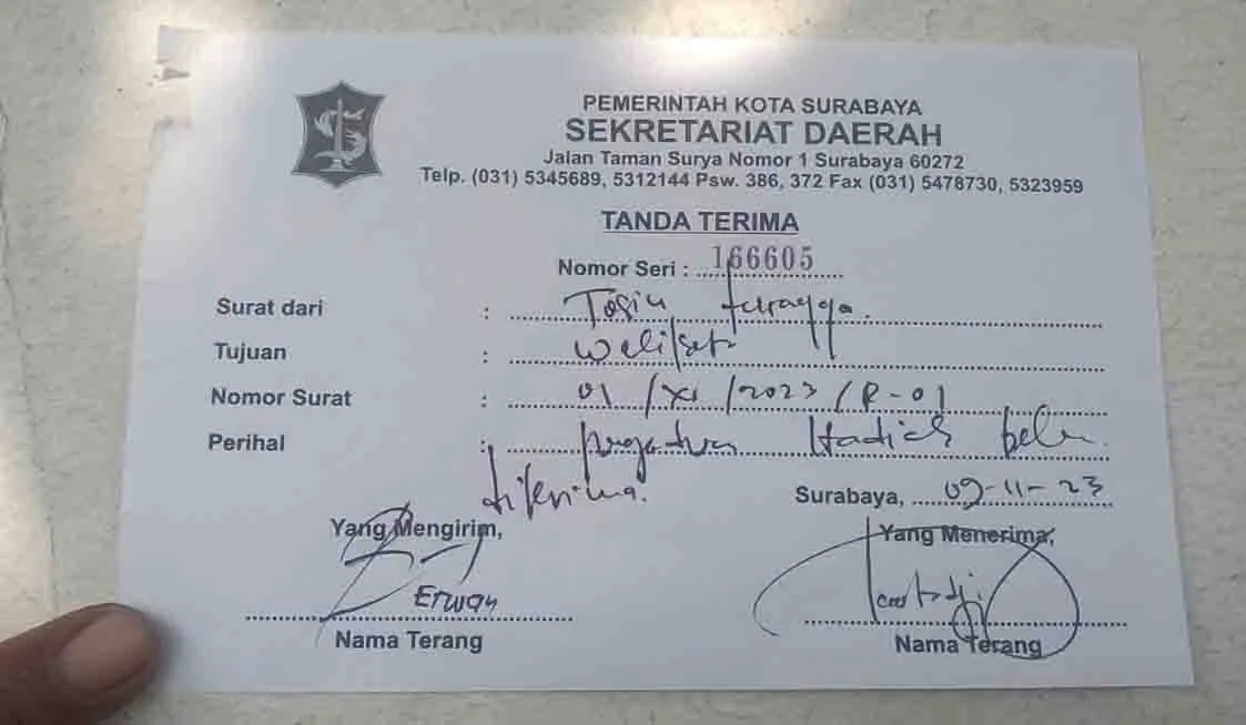 Hampir Setahun, Tosin Perjuangkan Hak ke Paguyuban Bambu Runcing