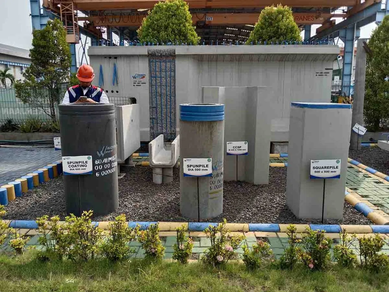Precast Plant WSBP Prambon Pasok Kebutuhan Beton Precast ke Banyak Proyek